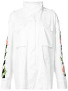 Off-white - Tulip Army Jacket - Women - Cotton - S, White, Cotton