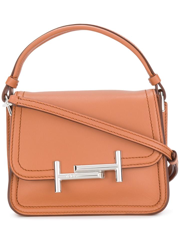 Tod's Double-t Crossbody Satchel - Brown