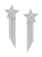 Saint Laurent Stars & Love Star Earrings - Silver