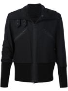 Ann Demeulemeester Zipped Biker Jacket - Black