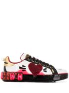 Dolce & Gabbana Heart Plain Sneakers - White