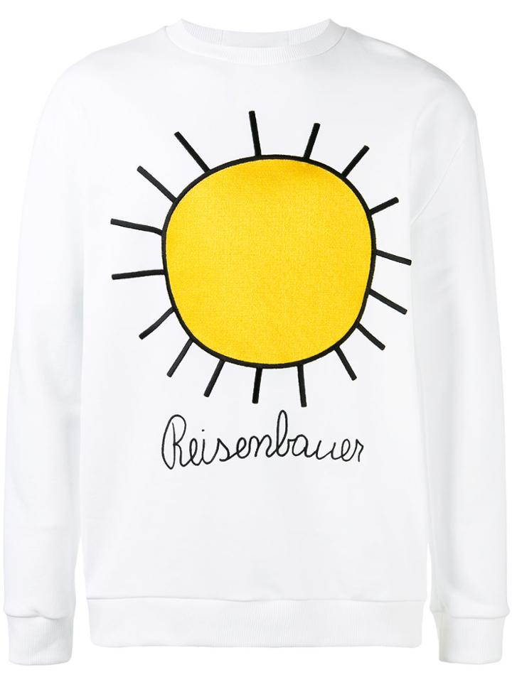 Christopher Kane Embroidered Sun Sweatshirt - White