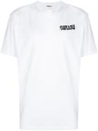 Mcq By Alexander Mcqueen Eyewear Swallow Slogan T-shirt - White
