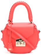Salar Round Shape Clutch Bag - Yellow & Orange