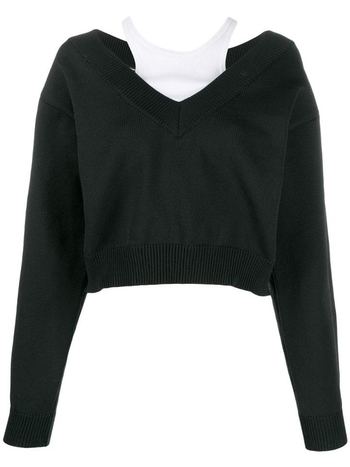 T By Alexander Wang Tank Top Jumper - Black
