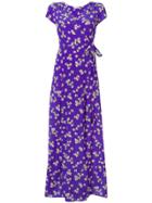 P.a.r.o.s.h. Ditsy Floral Dress - Purple