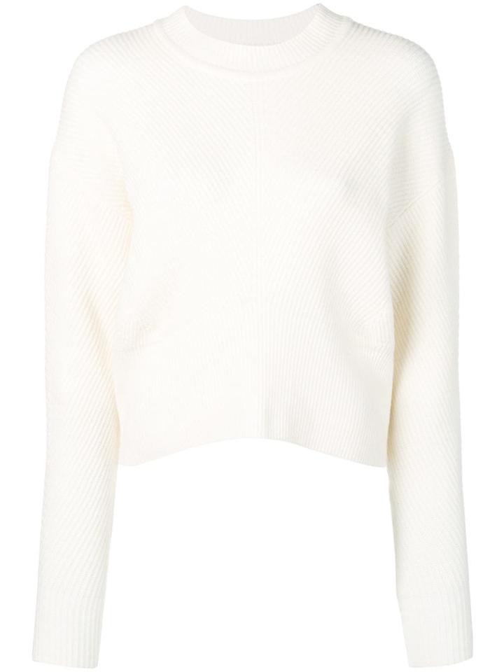 Sportmax Ribbed Sweater - White