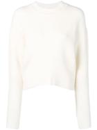 Sportmax Ribbed Sweater - White