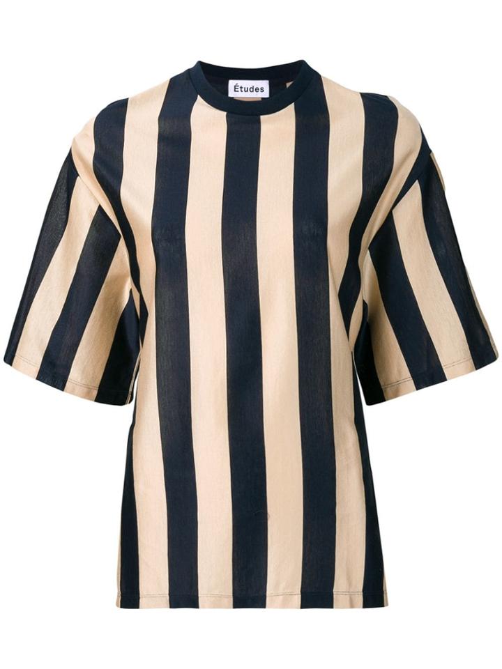 Études Hustle Stripe T-shirt - Blue
