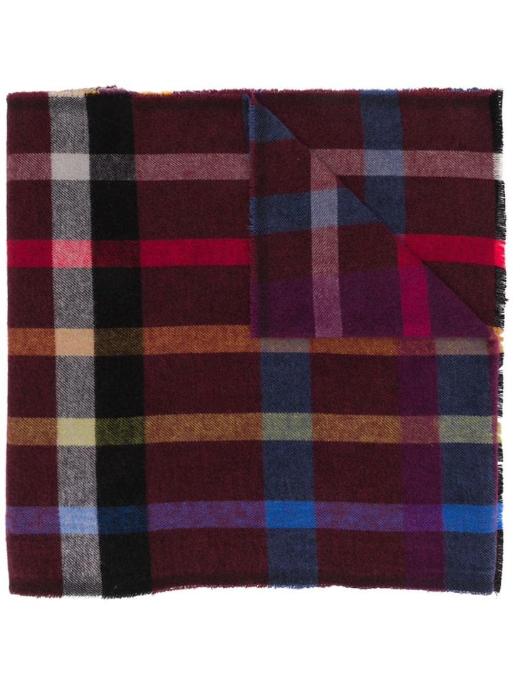 Vivienne Westwood Checked Orb Scarf - Black