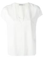 T By Alexander Wang Classic T-shirt, Women's, Size: 6, White, Polyester/spandex/elastane/viscose