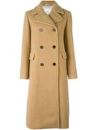 3.1 Phillip Lim Double Breasted Coat, Women's, Size: 4, Nude/neutrals, Polyamide/viscose/virgin Wool