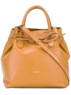 Repetto Removable Strap Bucket Bag, Women's, Brown, Leather