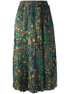 Jean Louis Scherrer Vintage Abstract Floral Print Skirt - Multicolour