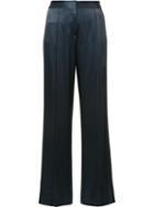 Hellessy 'alton' Trousers, Women's, Size: 4, Blue, Silk