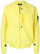 Stone Island Shadow Project Zipped Bomber Jacket - Yellow & Orange