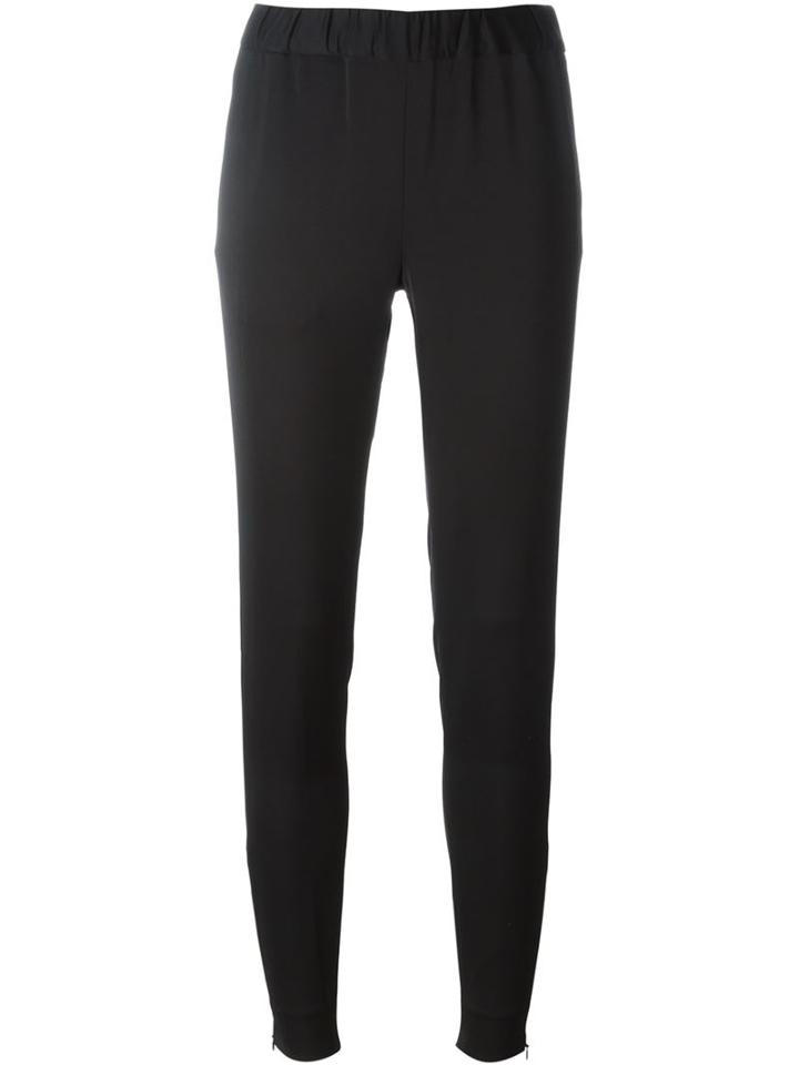 08sircus Casual Trousers, Women's, Size: 1, Black, Rayon/triacetate/polyurethane