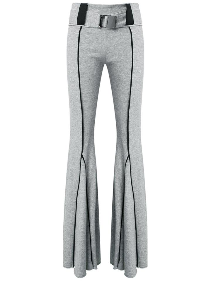 Andrea Bogosian - Wide Leg Trousers - Women - Cotton/polyester - M, Women's, Grey, Cotton/polyester