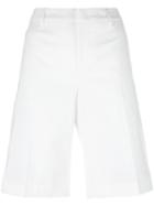 Fay Bermuda Shorts, Women's, Size: 46, White, Cotton/spandex/elastane