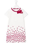 Liu Jo Kids Dots Print Dress, Toddler Girl's, Size: 5 Yrs, White