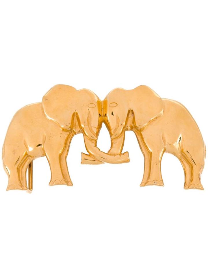 Hermès Vintage Elephant Buckle, Women's, Grey