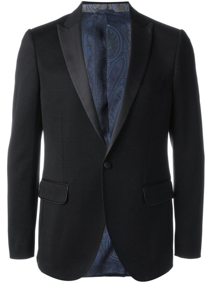 Etro Shawl Collar Blazer - Black