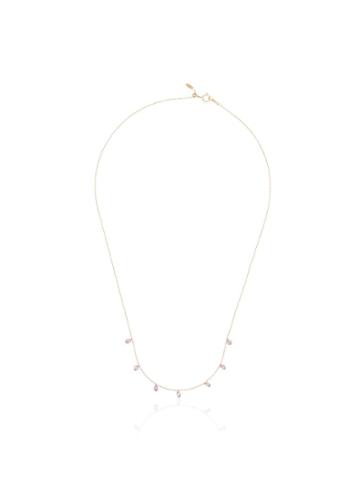 Persée 18kt Yellow Gold Pink Sapphire Necklace