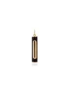 Foundrae 18kt Gold Fire Clockweight Pendulum Pendant