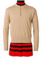Jw Anderson Double Layer Jumper - Brown