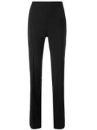 Max Mara Tailored Trousers, Women's, Size: 38, Black, Virgin Wool/spandex/elastane