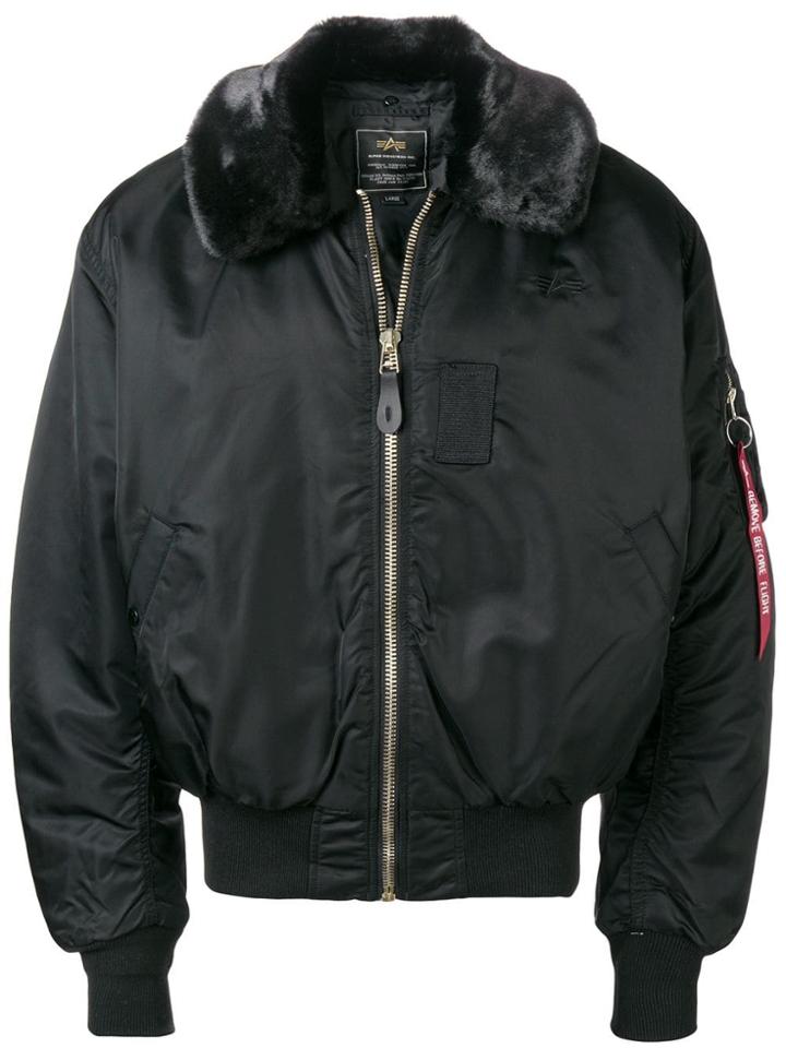 Alpha Industries Aviator Bomber Jacket - Black