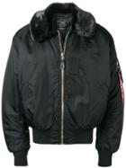 Alpha Industries Aviator Bomber Jacket - Black