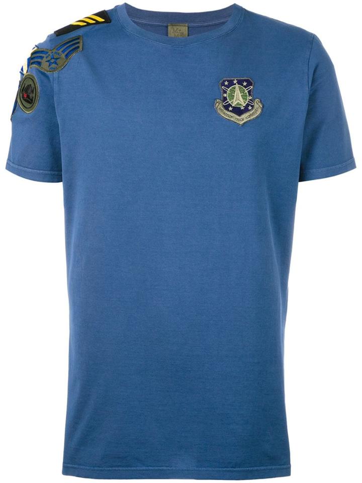 Mr & Mrs Italy Multipatched T-shirt - Blue