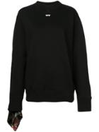 Off-white Foulard Sleeve Sweatshirt - Black