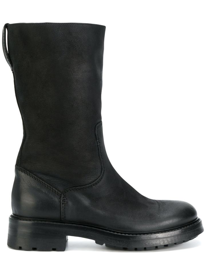 Strategia Biker Boots - Black