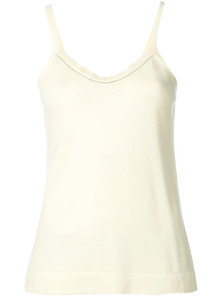 Fabiana Filippi Slim Fit Vest Top - Yellow