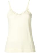 Fabiana Filippi Slim Fit Vest Top - Yellow