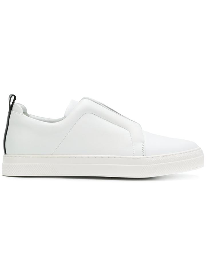 Pierre Hardy Slip-on Low Top Sneakers - White