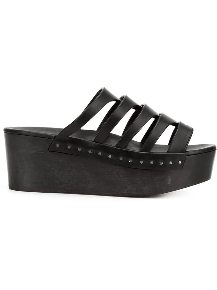 Rick Owens 'nautilus Sabot' Clogs - Black