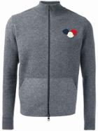 Jw Anderson Crochet Pockets Cardigan - Blue