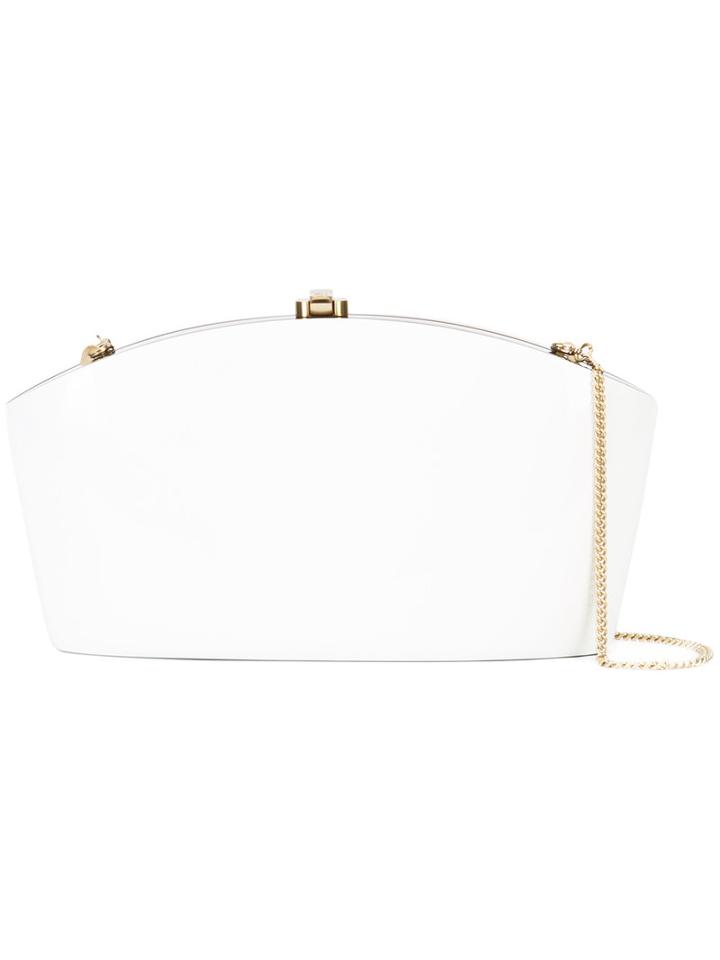 Rocio Twiggy Clutch, Women's, White, Wood
