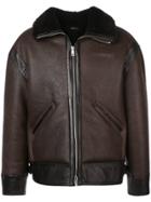 Lemaire Shearling Jacket - Brown
