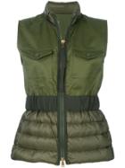Moncler Fitted Gilet - Green