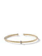 David Yurman 18kt Yellow Gold Renaissance Center Station Sapphire