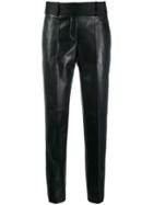 Ermanno Scervino Leather Effect Trousers - Black