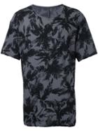 Kazuyuki Kumagai - Leaves Print T-shirt - Men - Cotton - 1, Grey, Cotton