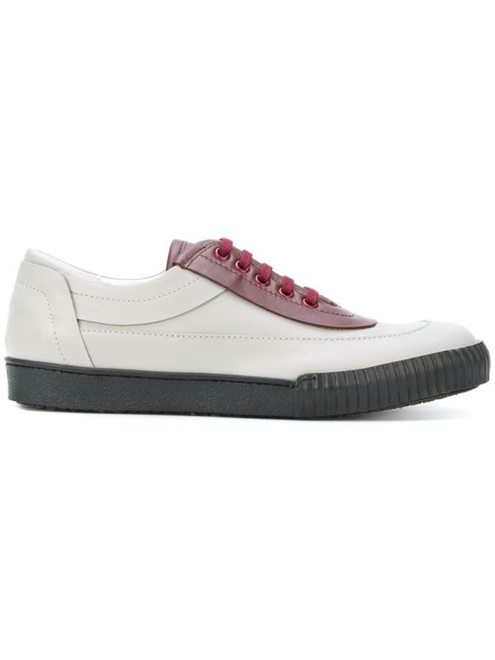 Marni Colour Blocked Sneakers - Neutrals