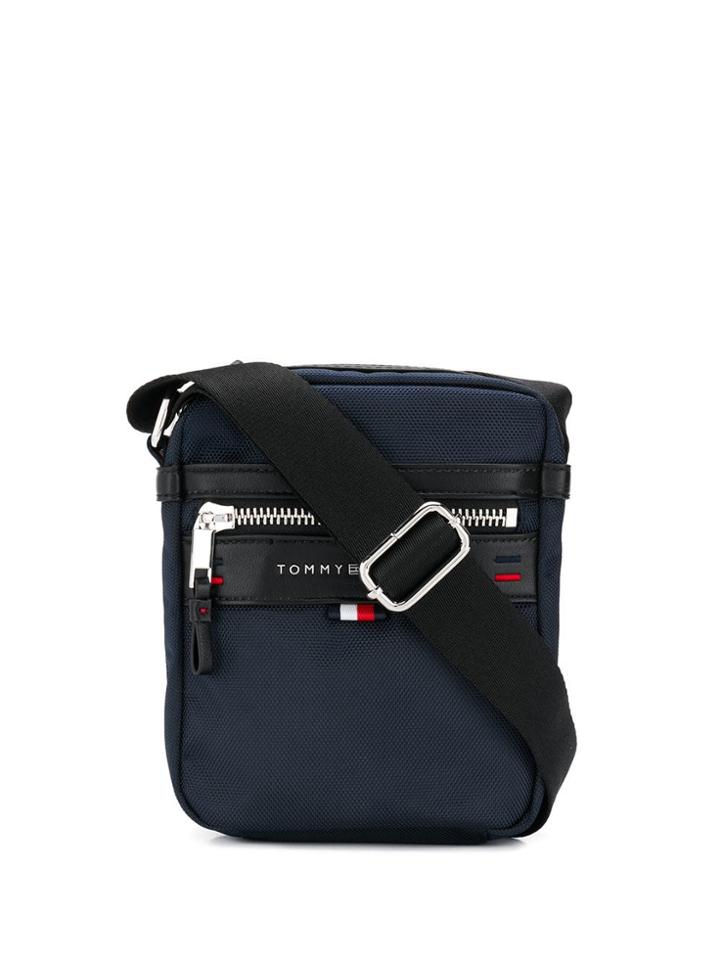 Tommy Hilfiger Logo Messenger Bag - Blue