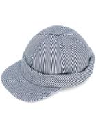 Beton Cire - Casquette Hat - Unisex - Cotton/calf Leather - One Size, Blue, Cotton/calf Leather
