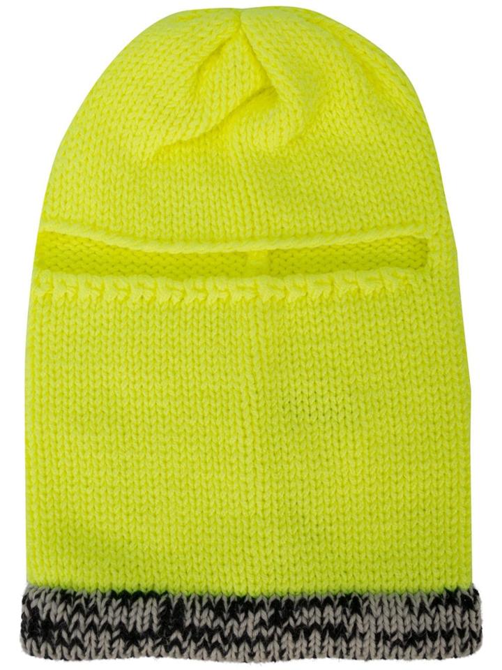 Calvin Klein Jeans Est. 1978 Balaclava Mask Beanie - Yellow